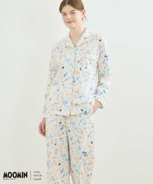 ウンナナクール パジャマ ルームウェア セット販売 美品 ウンナナクール 魔女の猫パジャマ 綿100％ ルームウェア 上下