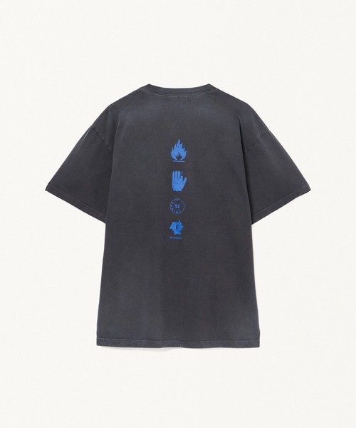 FORSOMEONE(フォーサムワン)の「FORSOMEONE REBEL STYLES TEE(Tシャツ/カットソー・メンズ・ナチュラル/チャコールグレー・50/48/46)」の5枚目の写真