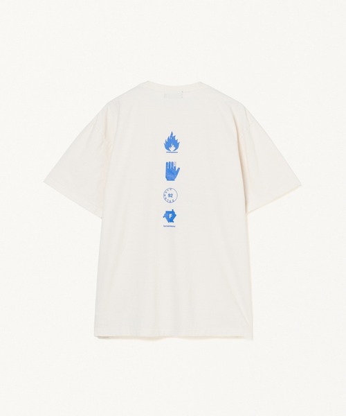 FORSOMEONE(フォーサムワン)の「FORSOMEONE REBEL STYLES TEE(Tシャツ/カットソー・メンズ・ナチュラル/チャコールグレー・50/48/46)」の6枚目の写真