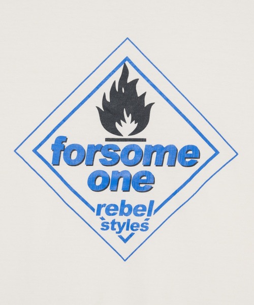 FORSOMEONE(フォーサムワン)の「FORSOMEONE REBEL STYLES TEE(Tシャツ/カットソー・メンズ・ナチュラル/チャコールグレー・50/48/46)」の11枚目の写真