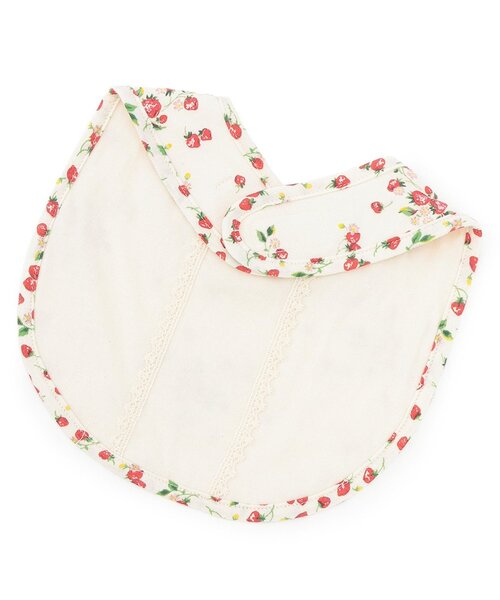 sense of wonder（センスオブワンダー）の「【オーガニック】野イチゴスタイ【日本製】（スタイ/よだれかけ・キッズ・ホワイト系・F）」の2枚目の写真