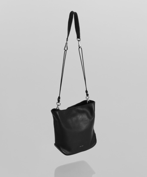 YArKA/ヤーカ】 real leather warped bottom 3way bag [wam8] / リアル