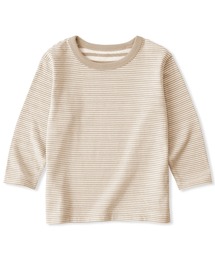 無印良品 | ベビー　あたまするっと　接結編みクルーネック長袖Ｔシャツ(Tシャツ/カットソー)