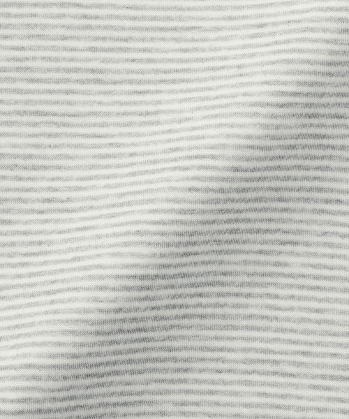 無印良品（ムジルシリョウヒン）の「ベビー　あたまするっと　接結編みクルーネック長袖Ｔシャツ（Tシャツ/カットソー・キッズ・ベージュ系/グレー系/ネイビー系・80/90/100）」の5枚目の写真