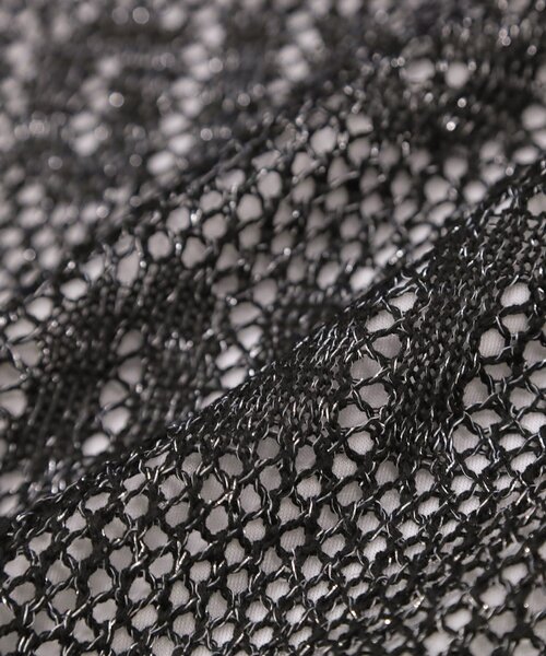 Cutie Blonde（キューティーブロンド）の「【2点セット/S-LL】キラリと光るラメがポイント メッシュロゴニット+タンクトップ（その他トップス・レディース・ブラック/ブルー/ホワイト・04/03/02/01）」の11枚目の写真