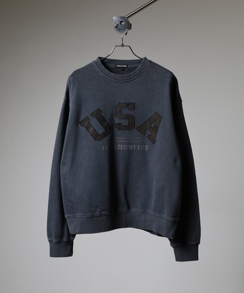 LEE アトランタ オリンピック＆ペプシ刺繍 スウェット セール】JUNGLESTOTM USAワッペン刺繍トレーナー（スウェット