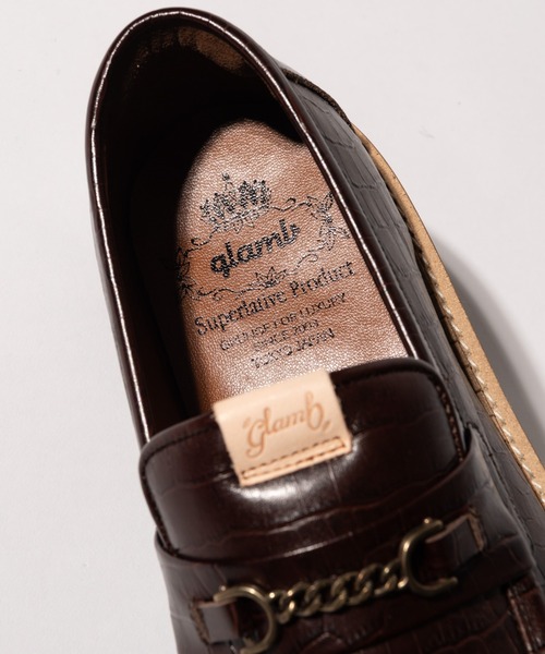 glamb（グラム）の「Croco Emboss Bit Loafer / クロコエンボスビットローファー（ローファー・メンズ・ブラック/ブラウン・26/27/28）」の13枚目の写真