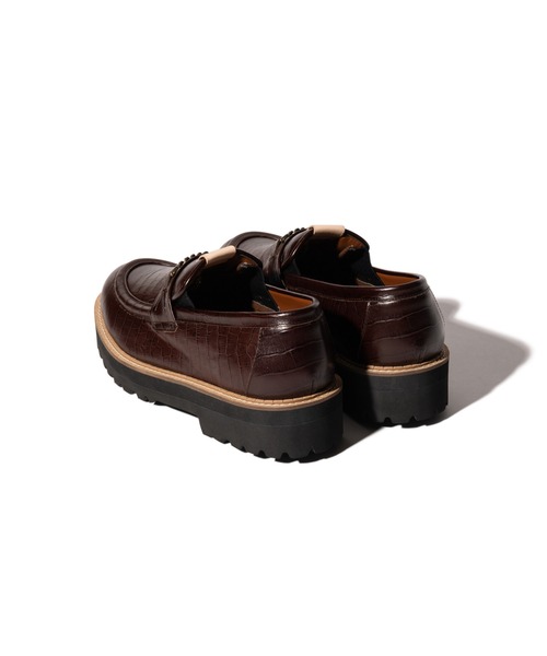 glamb（グラム）の「Croco Emboss Bit Loafer / クロコエンボスビットローファー（ローファー・メンズ・ブラック/ブラウン・26/27/28）」の10枚目の写真