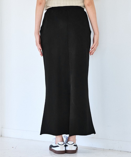 VIS（ビス）の「ミニ裏毛ナロースカート（スカート・レディース・ライトグレー/ブラック・FREE）」の16枚目の写真