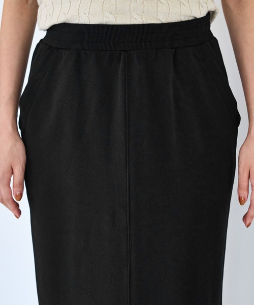 VIS（ビス）の「ミニ裏毛ナロースカート（スカート・レディース・ライトグレー/ブラック・FREE）」の17枚目の写真