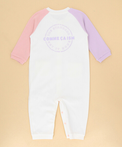 COMME CA ISM（コムサイズム）の「サークルプリントツーウェイオール（ロンパース・キッズ・グリーン/オフホワイト/ブラック/オートミール・60-80cm）」の19枚目の写真