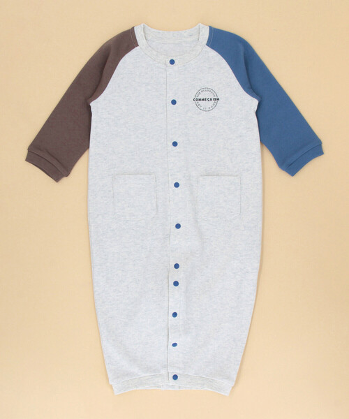 COMME CA ISM（コムサイズム）の「サークルプリントツーウェイオール（ロンパース・キッズ・グリーン/オフホワイト/ブラック/オートミール・60-80cm）」の15枚目の写真