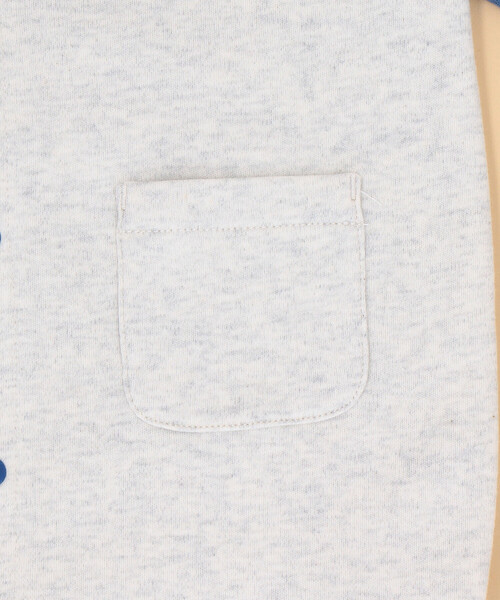 COMME CA ISM（コムサイズム）の「サークルプリントツーウェイオール（ロンパース・キッズ・グリーン/オフホワイト/ブラック/オートミール・60-80cm）」の12枚目の写真