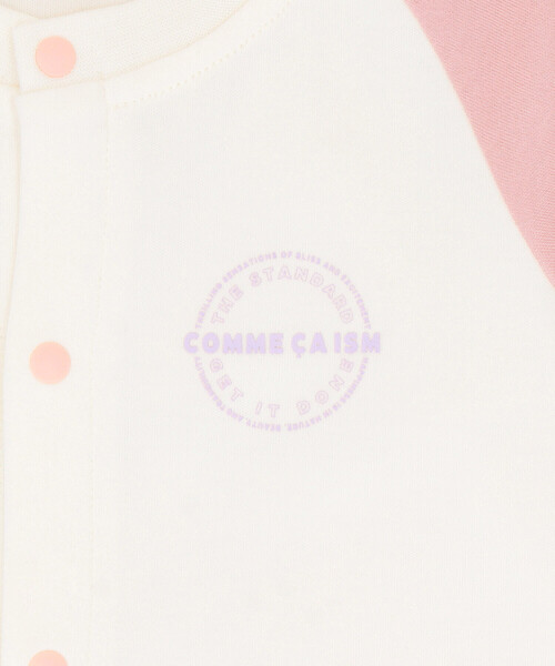 COMME CA ISM（コムサイズム）の「サークルプリントツーウェイオール（ロンパース・キッズ・グリーン/オフホワイト/ブラック/オートミール・60-80cm）」の8枚目の写真