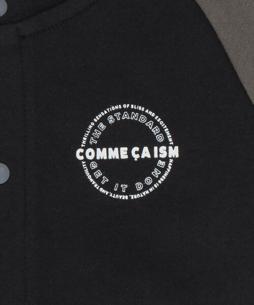 COMME CA ISM（コムサイズム）の「サークルプリントツーウェイオール（ロンパース・キッズ・グリーン/オフホワイト/ブラック/オートミール・60-80cm）」の7枚目の写真