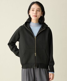 ラメダンボールダブルジップパーカー