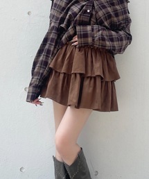 one way | スエードティアードスカート(スカート)