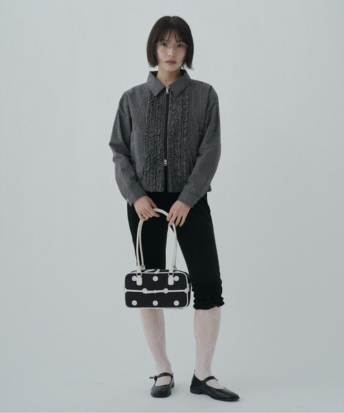 velour frill capri pants / ベロアフリルカプリパンツ（その他パンツ