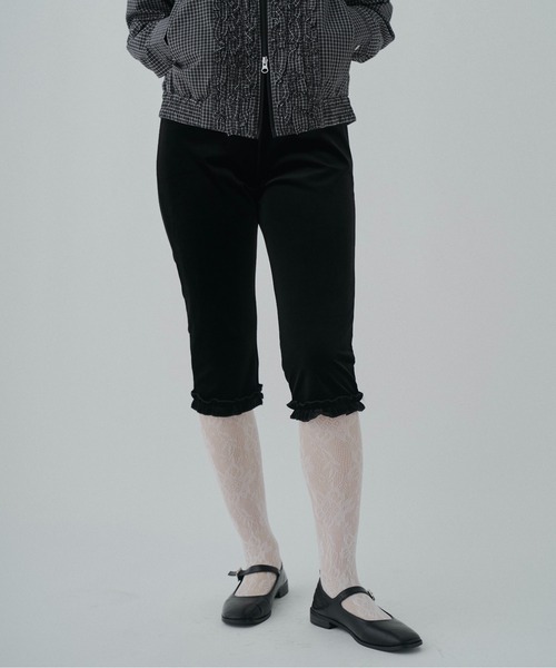 velour frill capri pants / ベロアフリルカプリパンツ（その他パンツ