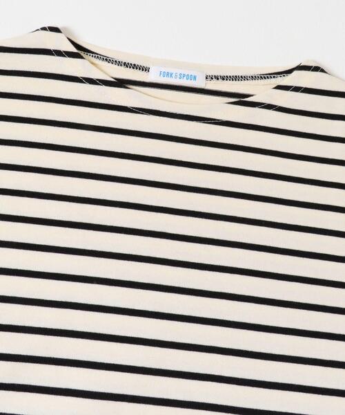 FORK&SPOON（フォークアンドスプーン）の「FORK&SPOON　ボートネックボーダー（Tシャツ/カットソー・メンズ・レッド系その他/ブラック系その他/グリーン系その他・4/5）」の22枚目の写真
