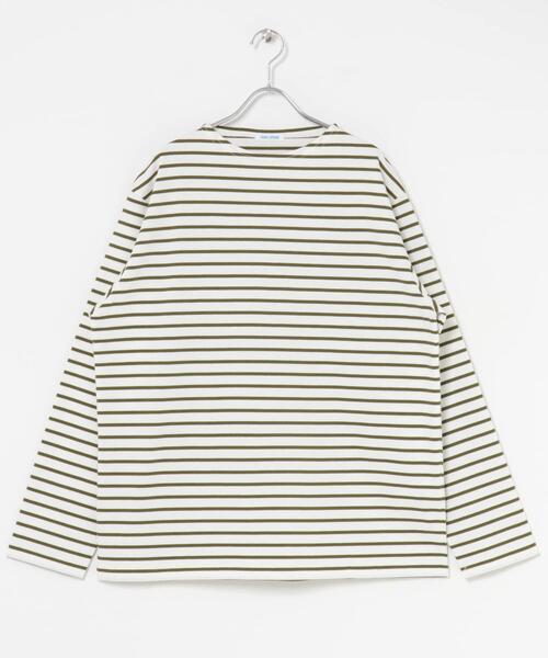 FORK&SPOON（フォークアンドスプーン）の「FORK&SPOON　ボートネックボーダー（Tシャツ/カットソー・メンズ・レッド系その他/ブラック系その他/グリーン系その他・4/5）」の13枚目の写真