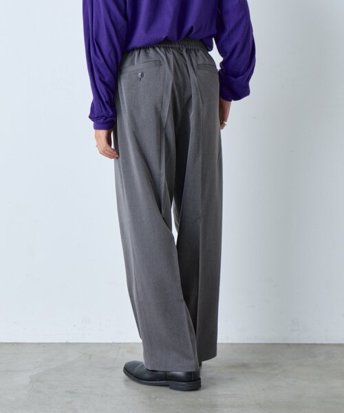 WHIMSIC（ウィムジック）の「【UNISEX/2サイズ展開/SETUP対応】ルーズフィットイージースラックス（その他パンツ・メンズ・チャコールグレー/ブラウン/ネイビー/ベージュ/ブラウン系その他/グレー系その他・2/1）」の11枚目の写真