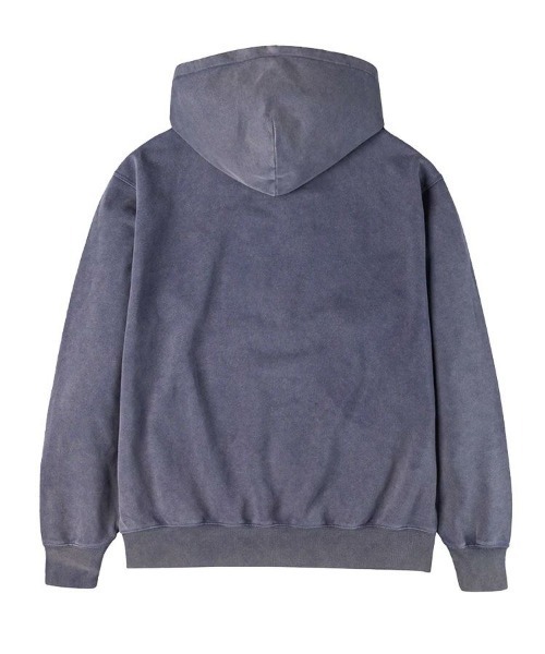 EVISU（エヴィス）の「【EVISU】HEAVY WASHED AFTER-HOOD SWEATSHIRT / ネイビー [2EAEJM5SW6119]（パーカー・メンズ・ネイビー・M/L/S/LL）」の2枚目の写真