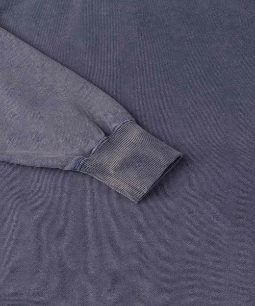 EVISU（エヴィス）の「【EVISU】HEAVY WASHED AFTER-HOOD SWEATSHIRT / ネイビー [2EAEJM5SW6119]（パーカー・メンズ・ネイビー・M/L/S/LL）」の6枚目の写真