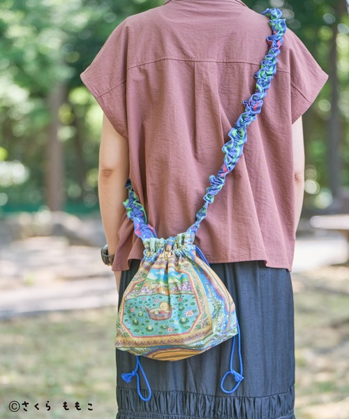 CRAFT STANDARD BOUTIQUE（クラフトスタンダードブティック）の「COJI‐COJI / サコッシュバック（ショルダーバッグ・レディース・グリーン・FREE）」の2枚目の写真