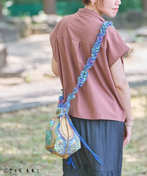 CRAFT STANDARD BOUTIQUE（クラフトスタンダードブティック）の「COJI‐COJI / サコッシュバック（ショルダーバッグ・レディース・グリーン・FREE）」の4枚目の写真