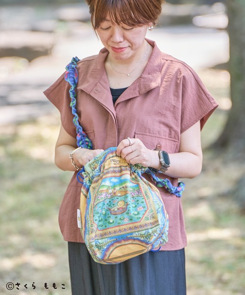 CRAFT STANDARD BOUTIQUE（クラフトスタンダードブティック）の「COJI‐COJI / サコッシュバック（ショルダーバッグ・レディース・グリーン・FREE）」の5枚目の写真