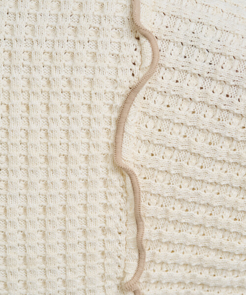 FREAK'S STORE(フリークスストア)の「限定展開 ヘビー ワッフル メロー ハイネック ニット(ニット/セーター・レディース・ネイビー/オリーブ/ブラック/ブルー/ナチュラル・フリ-)」の14枚目の写真