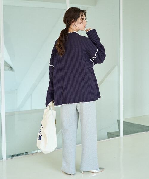 セール】限定展開 ヘビー ワッフル メロー ハイネック ニット（ニット