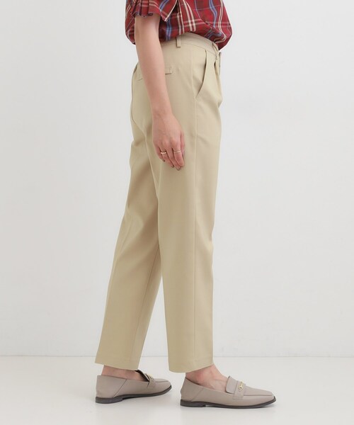 SHOO・LA・RUE(シューラルー)の「【洗濯機可/S-3L/美脚シルエット】通勤・セレモニーにも きちんと見えする ソフトスティックパンツ(その他パンツ・レディース・ブラック/ベージュ/ブルー/グレー・01/02/03/04/05)」の14枚目の写真