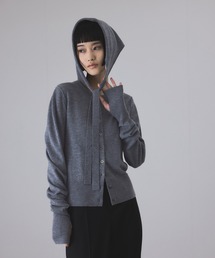 ADAM ET ROPE' | 梳毛クルーネックカーディガンストールセット(カーディガン/ボレロ)