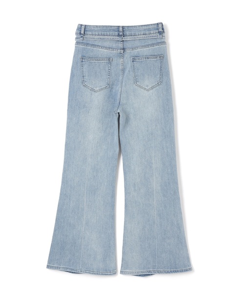 M DOLLY（エムドリー）の「semi wide serafina denim / セミワイドセラフィナデニム（デニムパンツ・レディース・ライトブルー/ブルー・M/S/XS）」の15枚目の写真