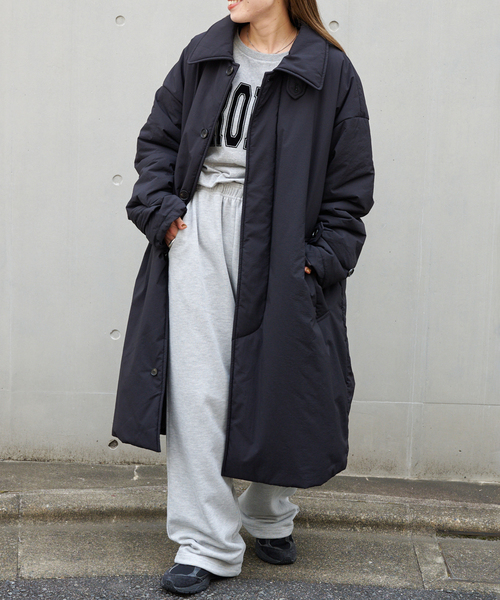 OUTDOOR PRODUCTS（アウトドアプロダクツ）の「パデットライナーステンカラーコート 撥水加工（その他アウター・レディース・ブラック/アイボリー・40/38）」の15枚目の写真