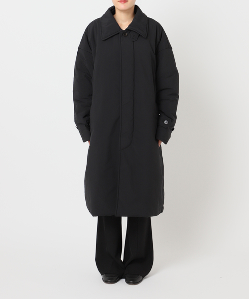 OUTDOOR PRODUCTS（アウトドアプロダクツ）の「パデットライナーステンカラーコート 撥水加工（その他アウター・レディース・ブラック/アイボリー・40/38）」の5枚目の写真