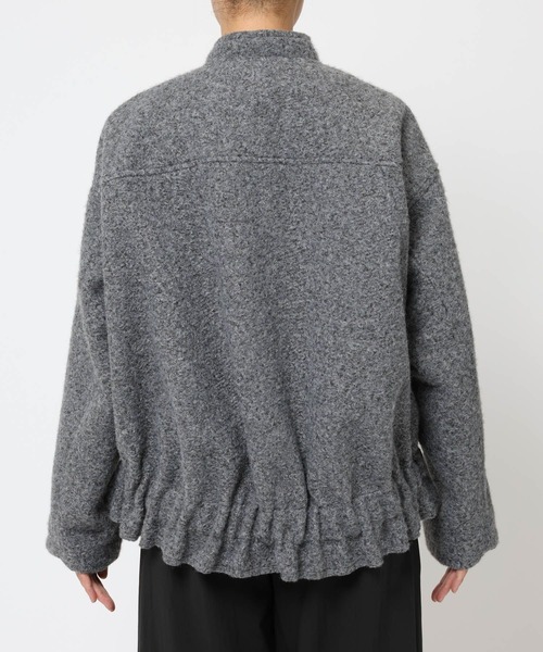 BABYLONE（バビロン）の「ウェイビーニードルブルゾン（ブルゾン・レディース・グレー/オフホワイト・フリー）」の14枚目の写真