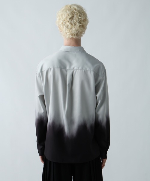 HARE(ハレ)の「グラデーションプリントシャツ(HARE)(シャツ/ブラウス・メンズ・ブラック・FREE)」の9枚目の写真