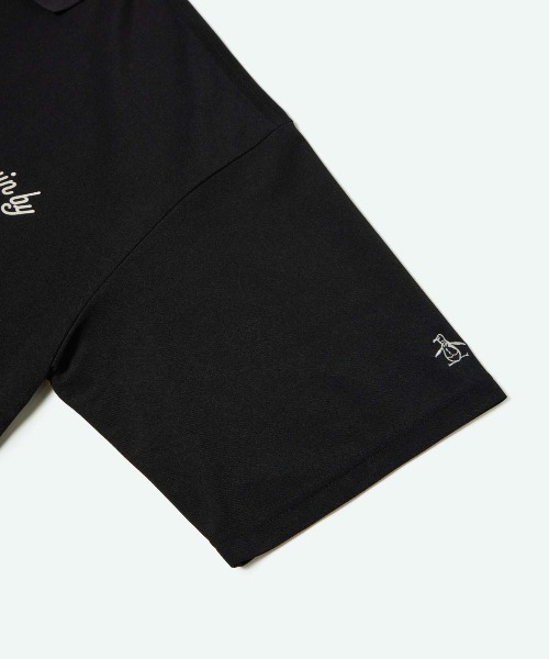 penguin BY MUNSINGWEAR(ペンギン バイ マンシングウェア)の「HIGH GAUGE POLO SHIRT 軽量吸水速乾半袖ポロシャツ ゴルフウェア(ポロシャツ・メンズ・ブラック/カーキ・M/XL/L)」の6枚目の写真
