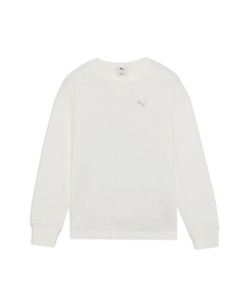 PUMA（プーマ）の「PUMA プーマ ユニセックス ベーシック 長袖 Tシャツ（Tシャツ/カットソー・メンズ・ホワイト/ライトグレー/ブラック・XX-LARGE/X-SMALL/SMALL/MEDIUM/LARGE/X-LARGE）」の7枚目の写真