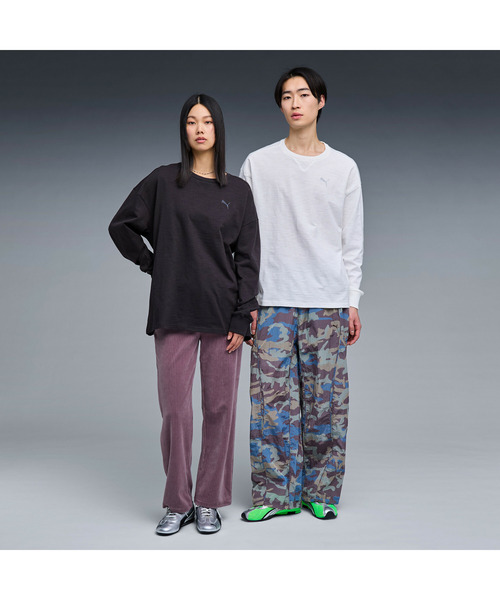 PUMA（プーマ）の「PUMA プーマ ユニセックス ベーシック 長袖 Tシャツ（Tシャツ/カットソー・メンズ・ホワイト/ライトグレー/ブラック・XX-LARGE/X-SMALL/SMALL/MEDIUM/LARGE/X-LARGE）」の21枚目の写真