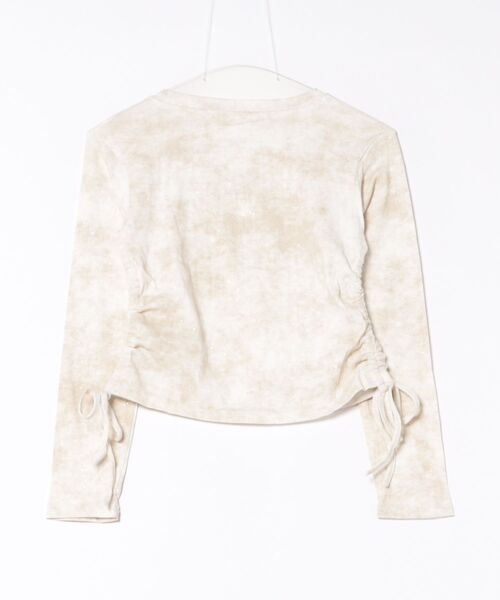 GORGE(ゴージ)の「《ムラ染め風ラメ×裾ドロスト》レディース 長袖Tシャツ プルオーバー きれいめカジュアル 春秋冬(Tシャツ/カットソー・レディース・ブラウン/グリーン/ブラック/グレー/オフホワイト・F)」の18枚目の写真