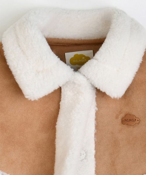 ニコルフェイクムートンジャケット（ムートンコート）｜moimoln