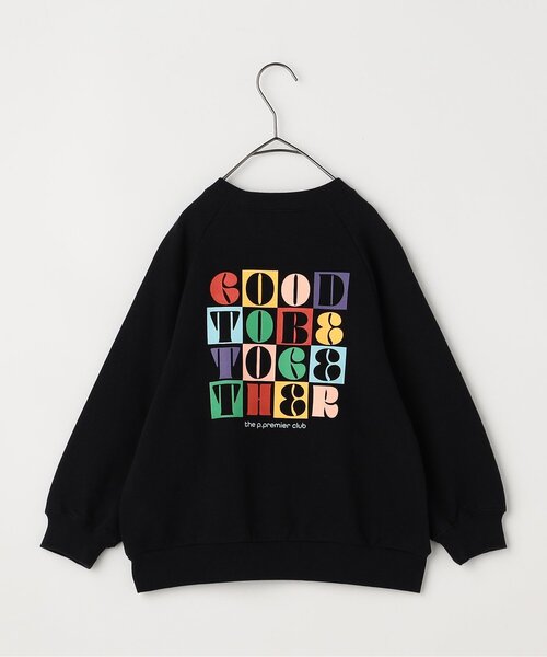 p.premier(ピードットプルミエ)の「【ジュニア対応】3柄グラフィックトレーナー(スウェット・キッズ・オフホワイト/ブラック/レッド・80/90/100/110/120/130/140)」の9枚目の写真