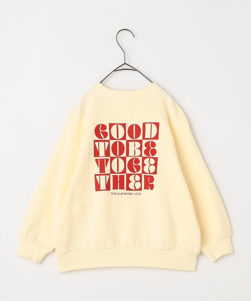 p.premier(ピードットプルミエ)の「【ジュニア対応】3柄グラフィックトレーナー(スウェット・キッズ・オフホワイト/ブラック/レッド・80/90/100/110/120/130/140)」の7枚目の写真