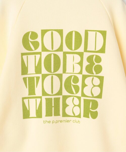 p.premier(ピードットプルミエ)の「【ジュニア対応】3柄グラフィックトレーナー(スウェット・キッズ・オフホワイト/ブラック/レッド・80/90/100/110/120/130/140)」の4枚目の写真