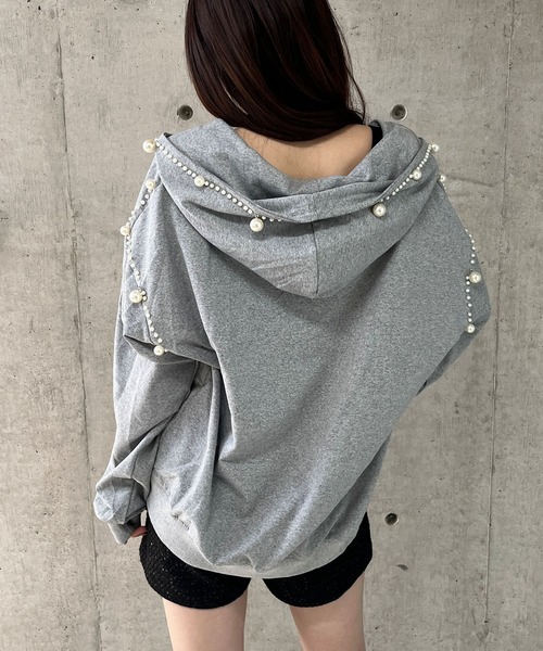 PGG 最新作◾️ポリエステルヤーンパーカー◾️ コールグレー COLONY 2139（コロニートゥーワンスリーナイン）の「裏毛フルジップ