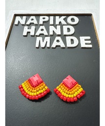 【NAPIKO】扇型♡シンプル☆ビーズアクセサリー◇マルチ/ピアス(MA)